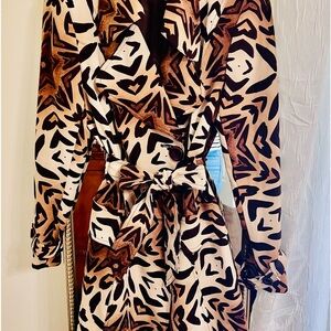 Alberto Makali Trench Coat Size Small